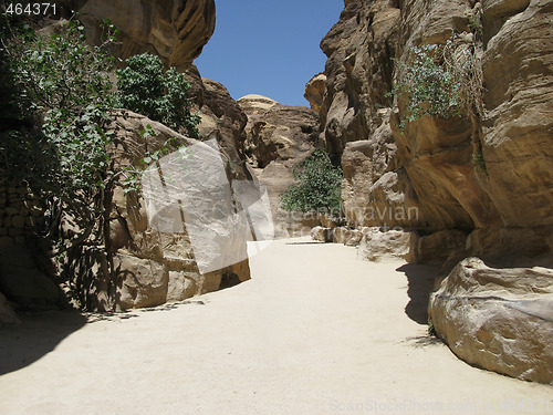 Image of Mountains and desert in Petra