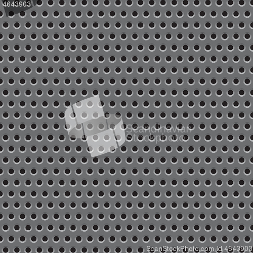 Image of Metal plate grid texture