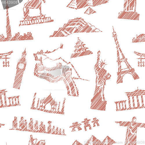 Image of Seamless travel pattern