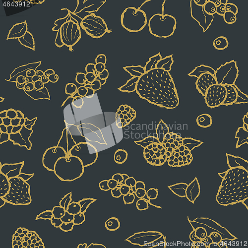 Image of Seamless berries pattern