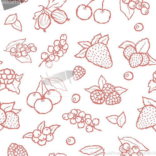 Image of Seamless berries pattern
