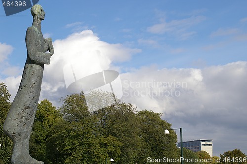 Image of King Haakon in Oslo