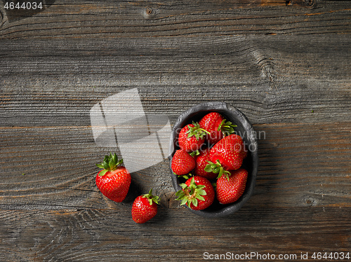 Image of fresh raw strawberries