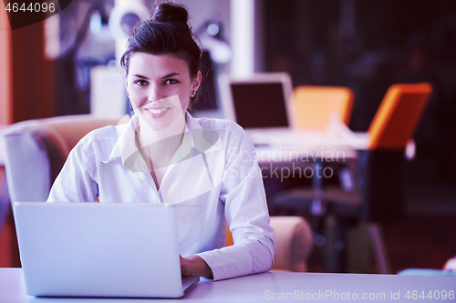 Image of business woman at office