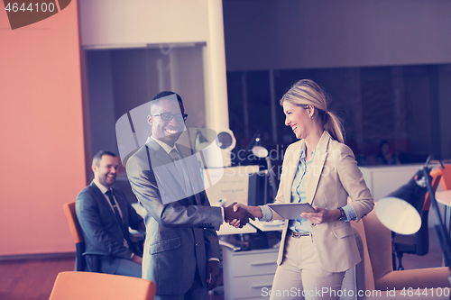 Image of business people group at office