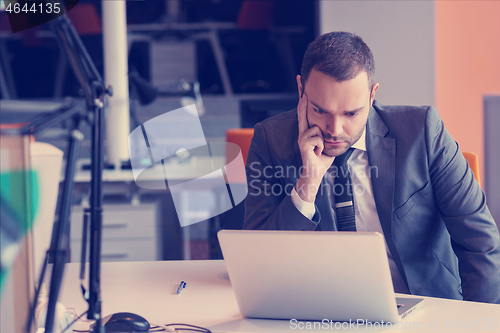 Image of business man at the office