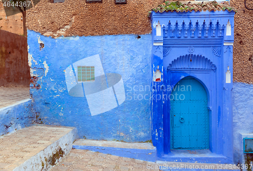 Image of Blue door on street in Chefchaouen