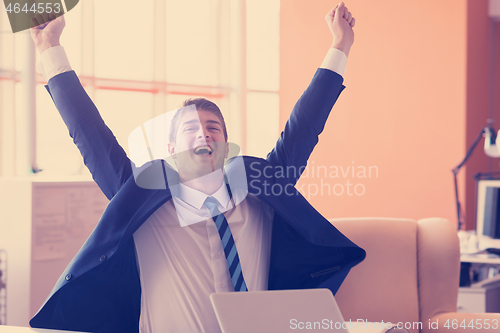Image of business man at the office