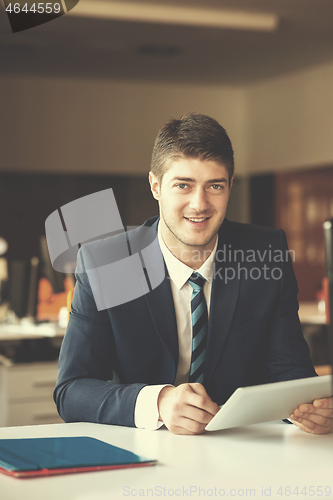 Image of business man at the office