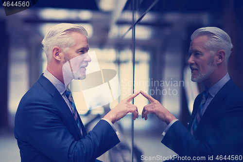 Image of senior business man portrait