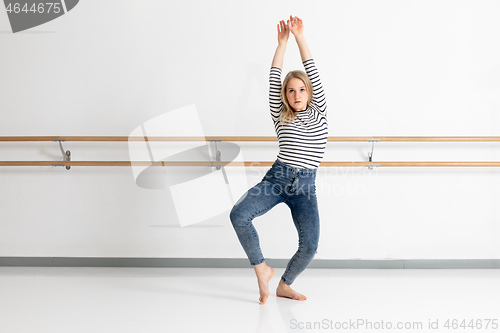 Image of female dancer in action