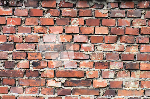 Image of red brick background