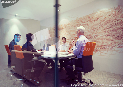 Image of business people group on meeting