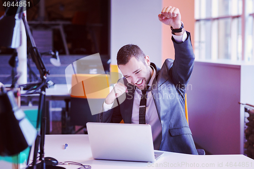 Image of business man at the office