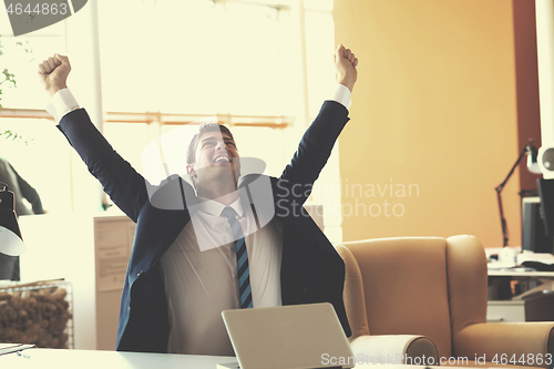 Image of business man at the office