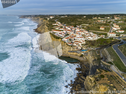 Image of Coastal town Azenhas do Mar in Portugal