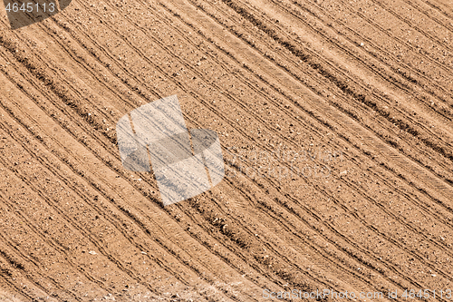 Image of spring plowed field curves