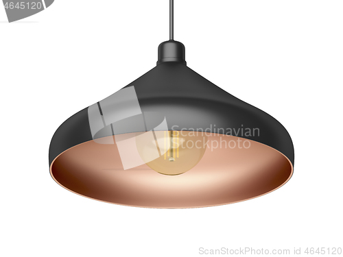 Image of Modern pendant lamp with LED bulb