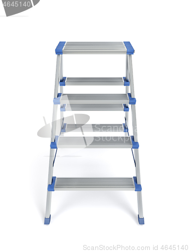 Image of Small aluminum ladder