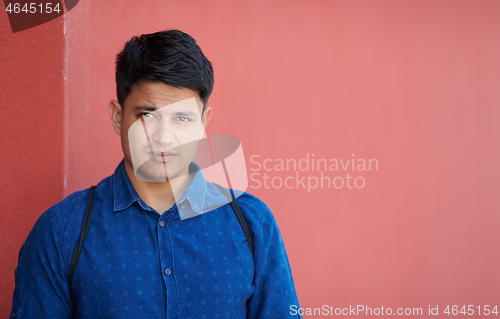 Image of portrait of casual indian businessman