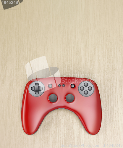 Image of Red wireless gaming controller