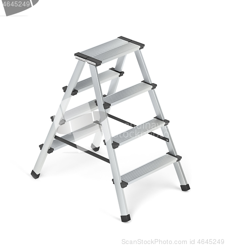 Image of Small aluminum ladder