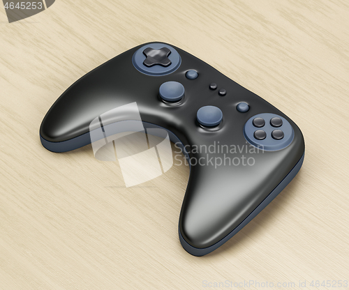 Image of Black game controller