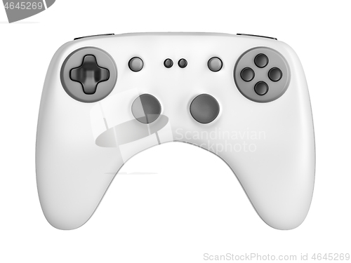 Image of Front view of game controller