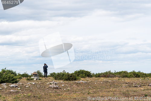 Image of Wide barren grassland in the World Heritage of Southern Oland in