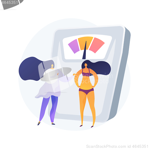 Image of Body Mass Index abstract concept vector illustration.