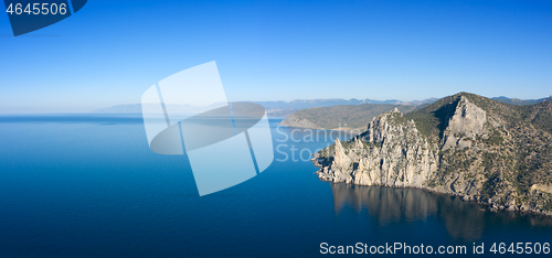 Image of Rocks and sea landscape in Crimea