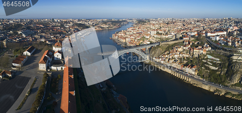 Image of Monastery and Bridge in Porto panorama