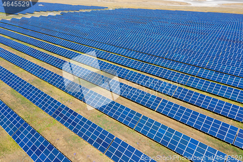 Image of many panels of solar cells