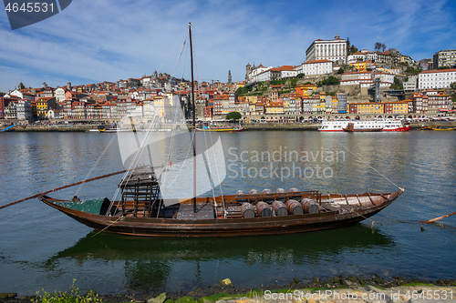 Image of Traditional boats on Douro river in Porto