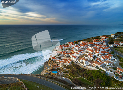 Image of Coastal town Azenhas do Mar in Portugal