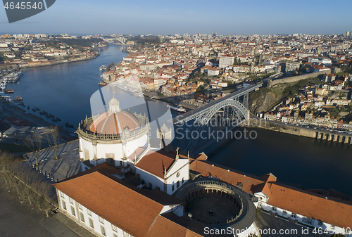 Image of Serra do Pilar Monastery and Bridge