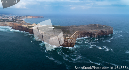 Image of Sagres Fortress on cape in Portugal