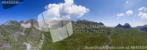 Image of Bobotov Kuk and mountains in Durmitor