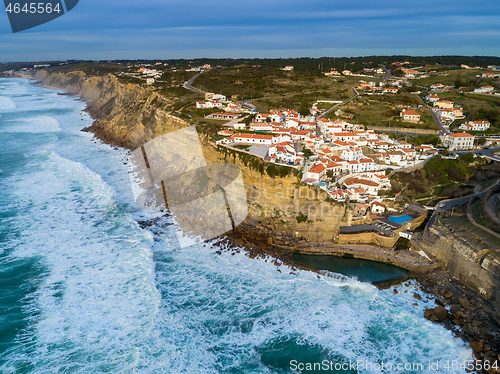 Image of Coastal town Azenhas do Mar in Portugal