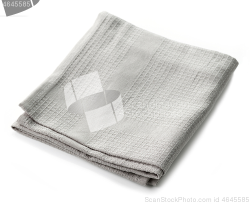 Image of new grey folded towel