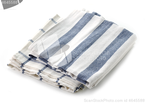 Image of new folded kitchen towels