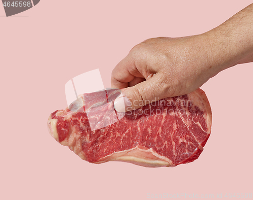 Image of fresh raw steak