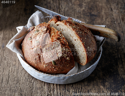 Image of freshly baked artisan bread