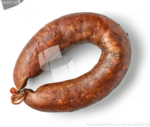 Image of homemade smoked sausage