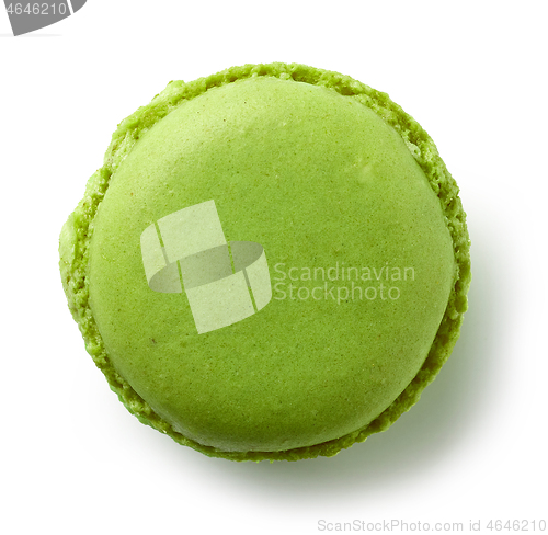 Image of green mint macaroon