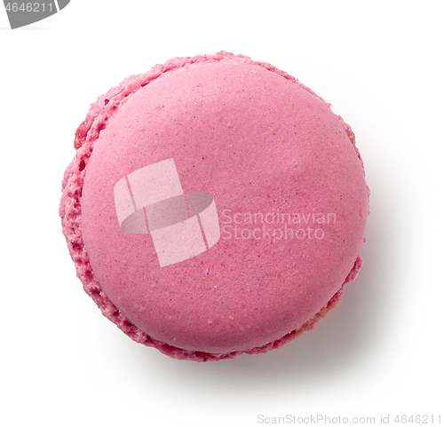 Image of pink raspberry macaroon