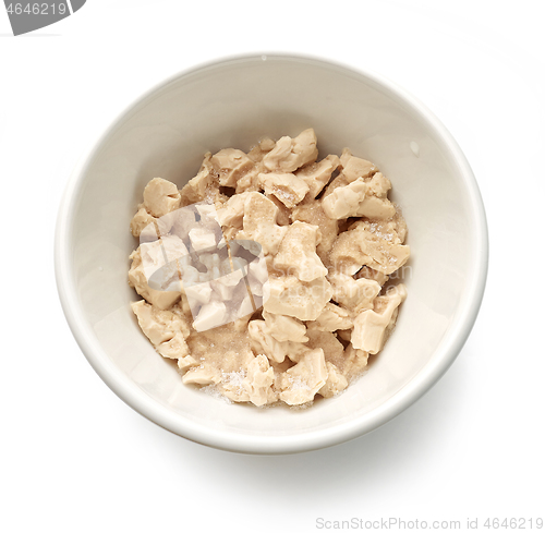 Image of bowl of yeast with sugar and water