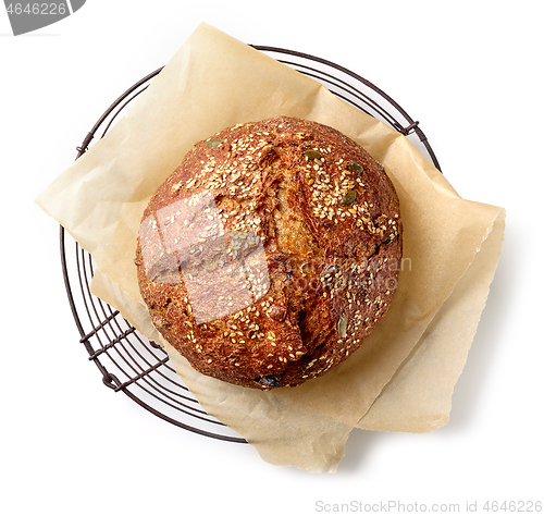 Image of freshly baked bread loaf