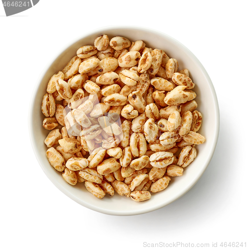 Image of bowl of wheat honey grains