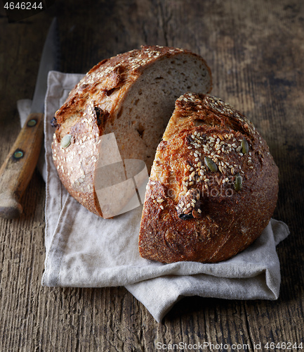 Image of freshly baked artisan bread